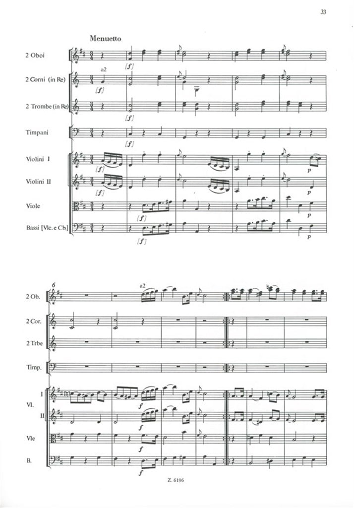 Sinfonia in D